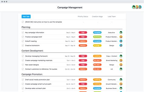 Project Manager Campaigns & Content .